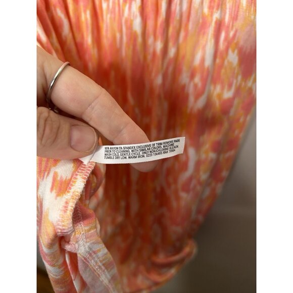 SOMA Weekend Super Soft Ikat Belted Midi Padded Bust Bra Dress Size Small NWT - Picture 9 of 10